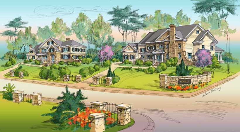 Architectural illustration